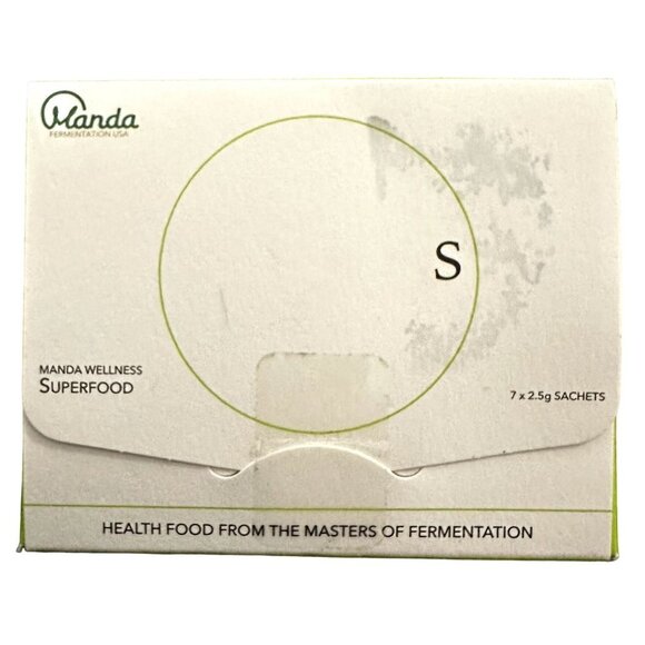 Manda Wellness Superfood Fermented Botanical Prebiotic 7 Sachets - Picture 1 of 2